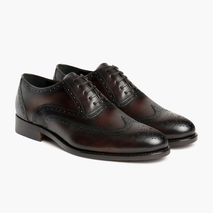 Aviator Chocolate Leather Loafers para Hombre