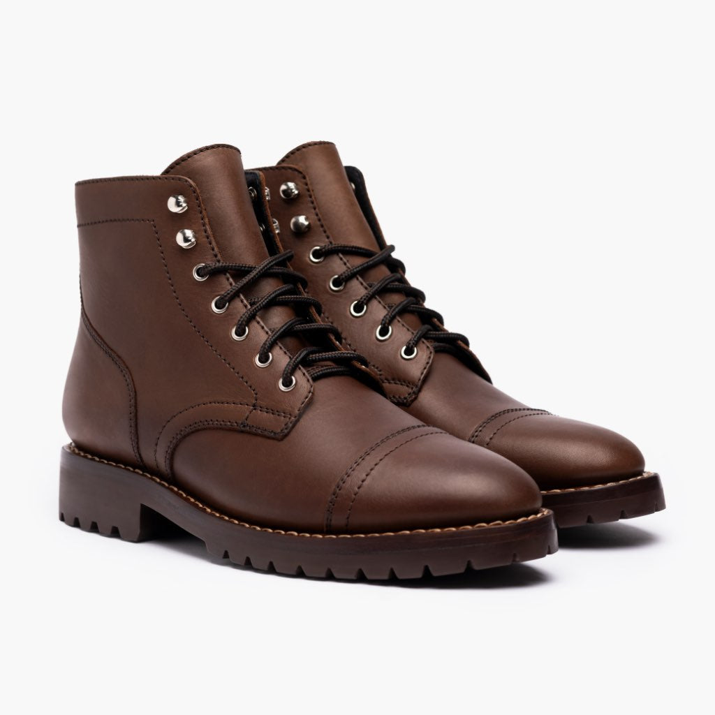 Captain StormKing® Whisky Botas de cuero para Hombre in Classic Full-Grain Leather - Vista de perfil | Comprar online