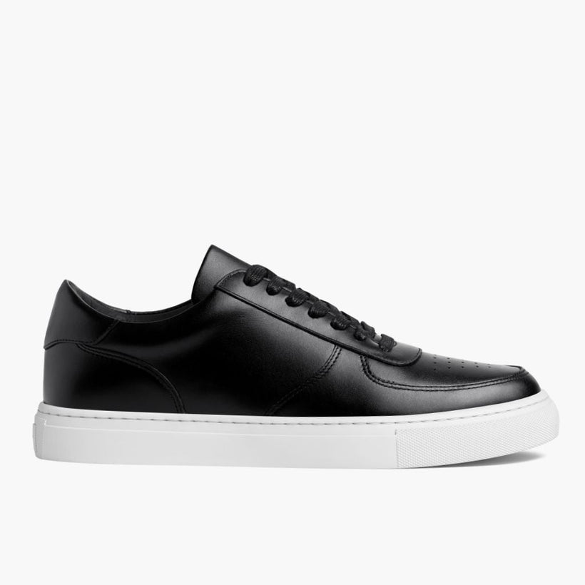 Court Negro Leather Sneakers para Mujer