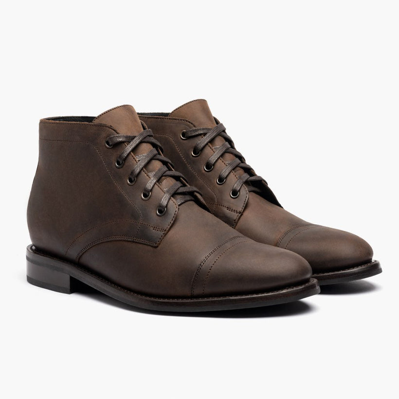 Cadet Tobacco Leather Boots para Hombre