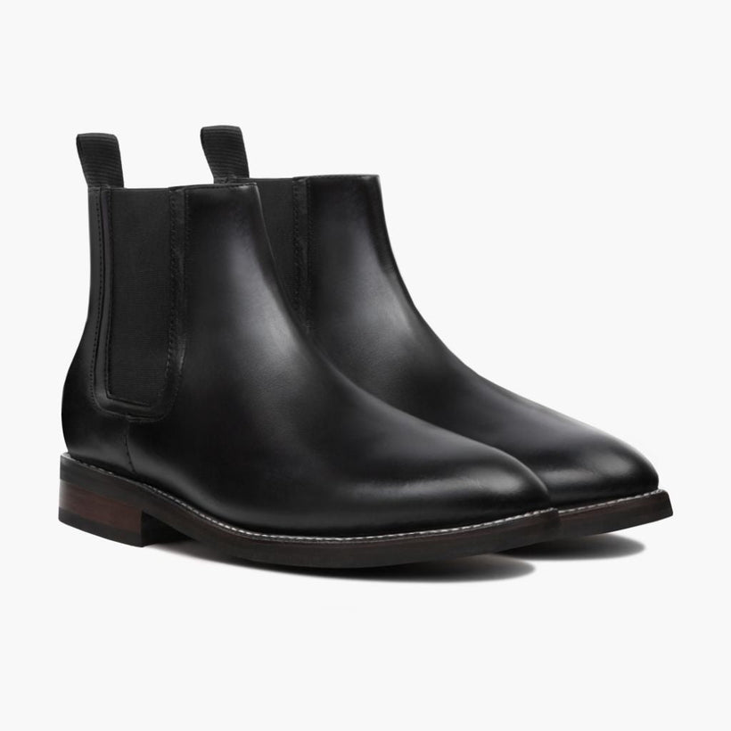 Duke Negro Botas de cuero para Hombre