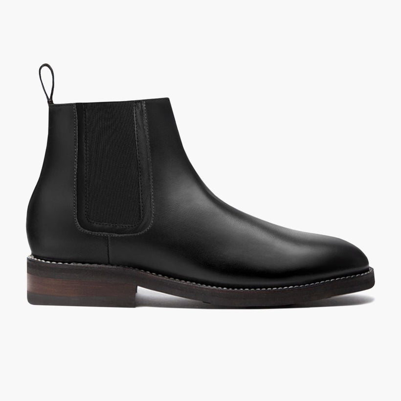 Duke Negro Botas de cuero para Hombre