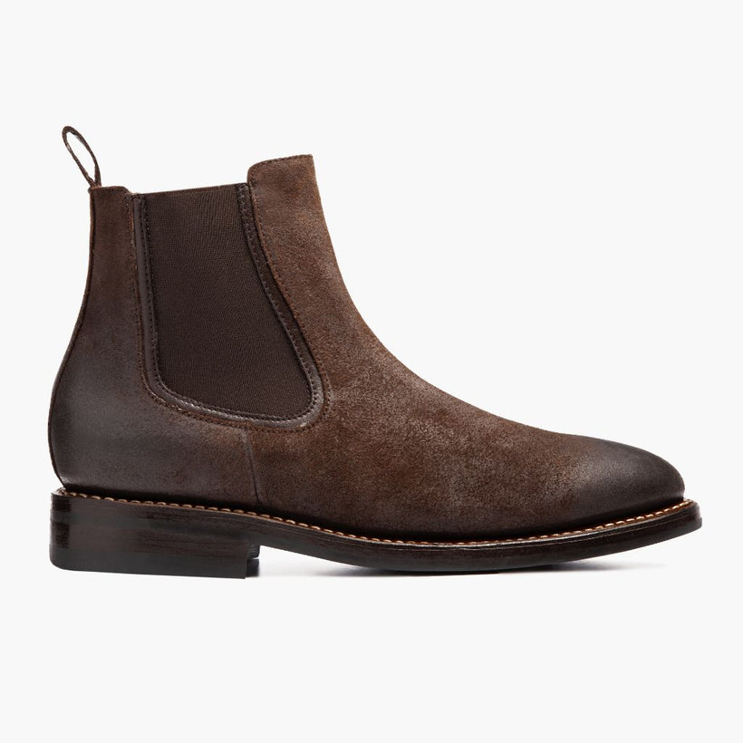 Duke Chocolate Suede Botas de cuero para Hombre