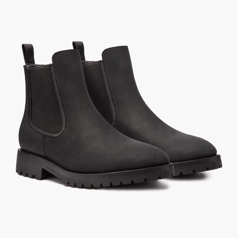 Legend Negro Matte Leather Boots para Hombre