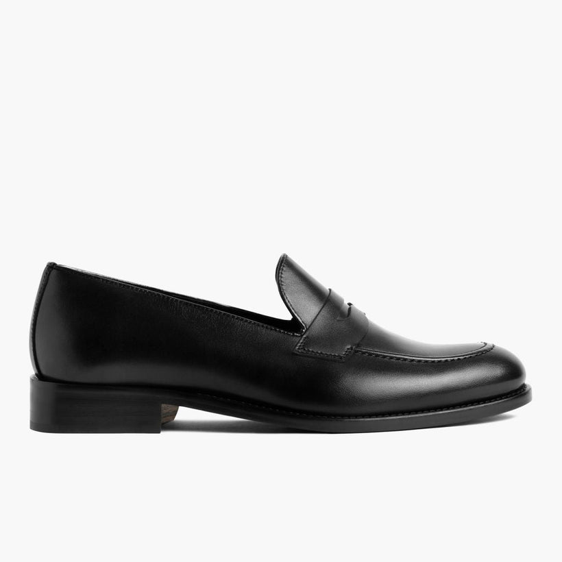 Lincoln Negro Leather Sneakers para Hombre