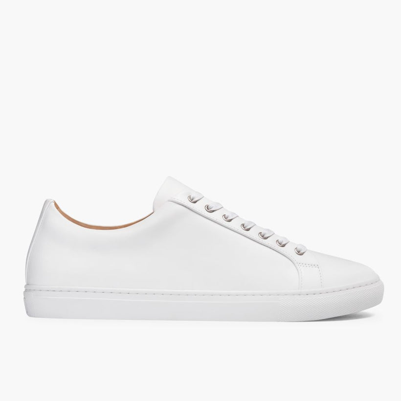 Premier Low Top Blanco Leather Sneakers para Hombre