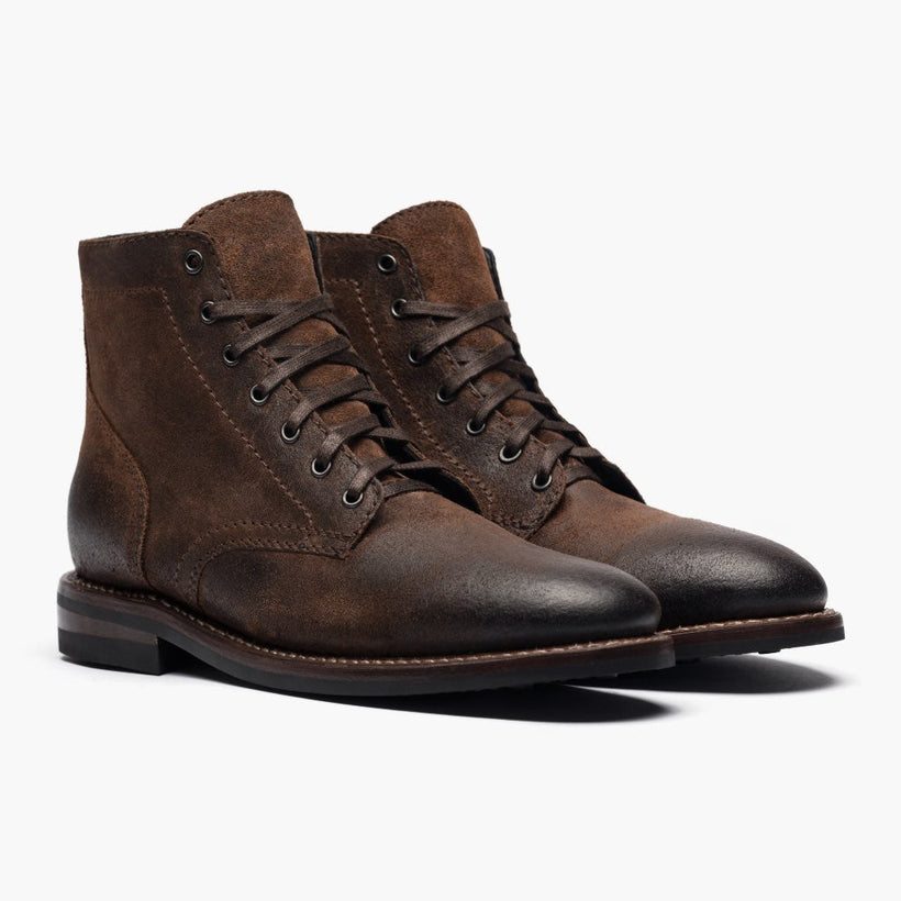 President Mocha Leather Boots para Hombre