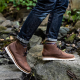 Authentic Full-Grain Leather Grain Depth & Pull-Up Patina Texture Detail