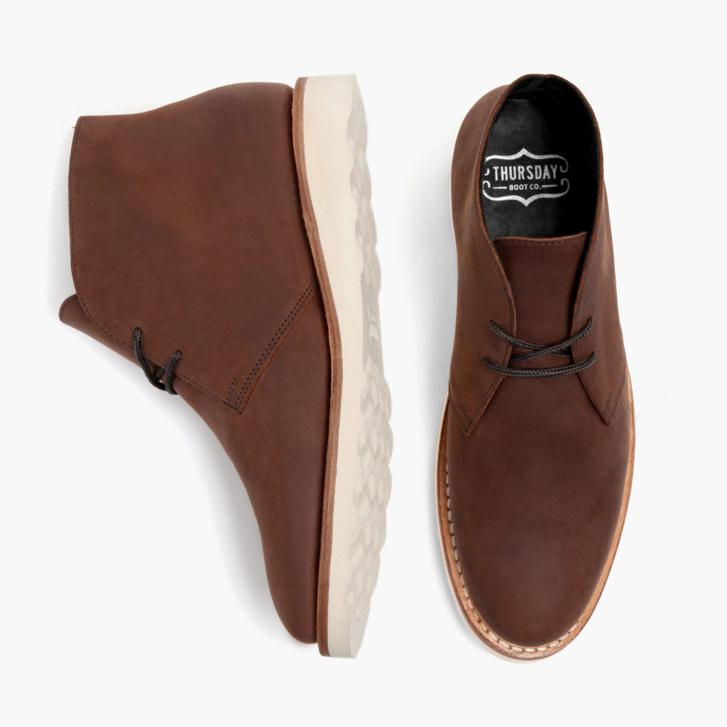 Scout Adobe de Arizona Botas de cuero para Hombre For Men - Contrafuerte de talón reforzado y doble costura de precisión