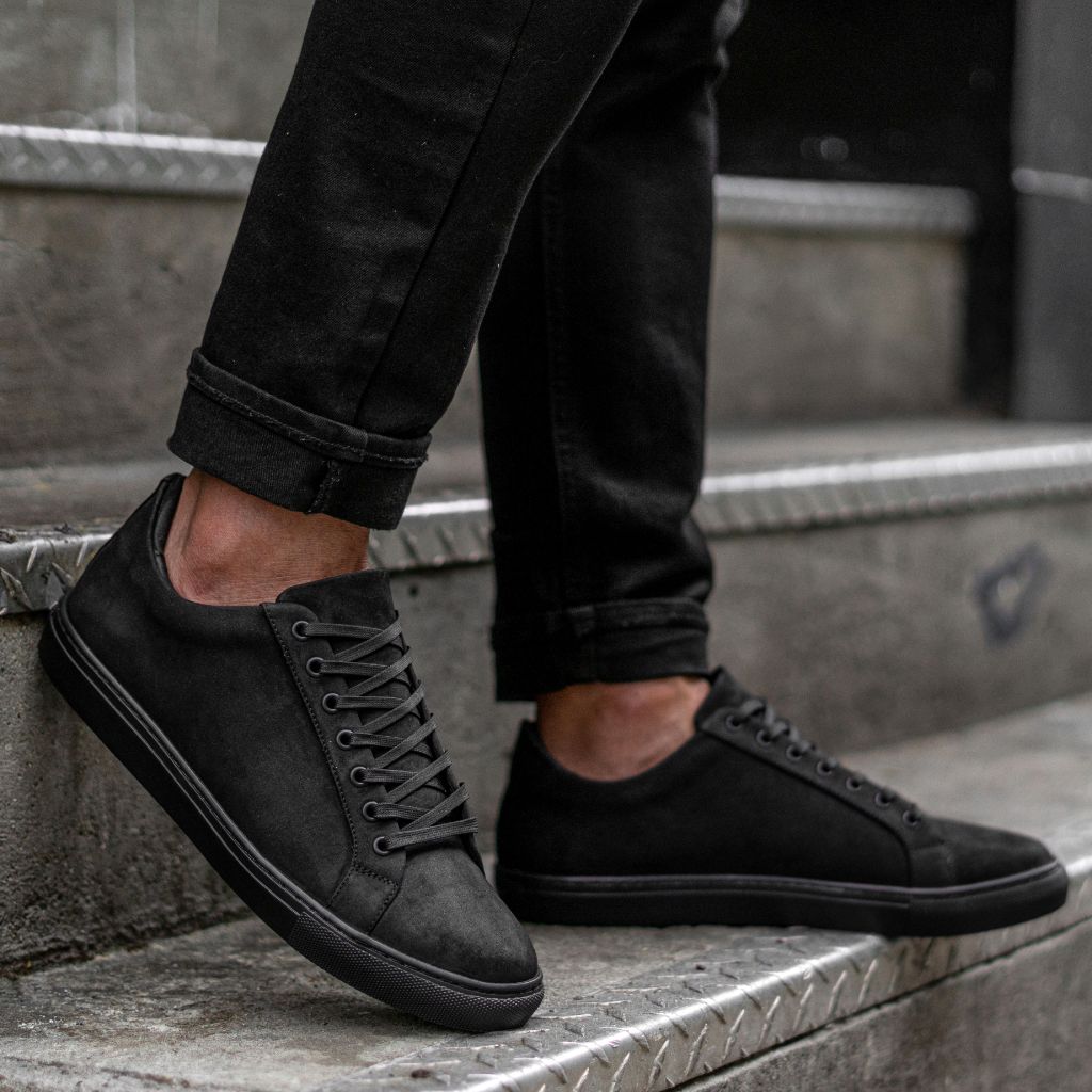 Styled On-Foot Perspective Demonstrating Ankle Fit & Silhouette on Model