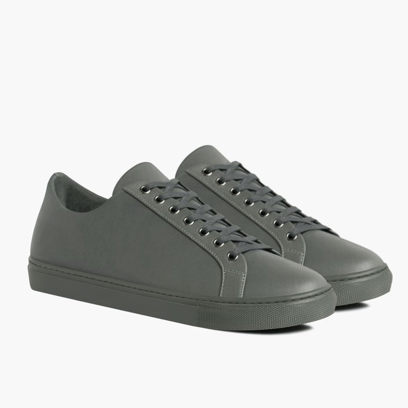 Premier Low Top Gris Leather Sneakers para Hombre