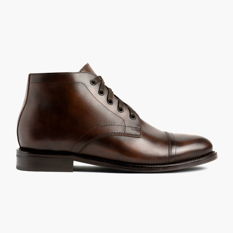 Cadet Rich Mahogany Leather Boots para Hombre