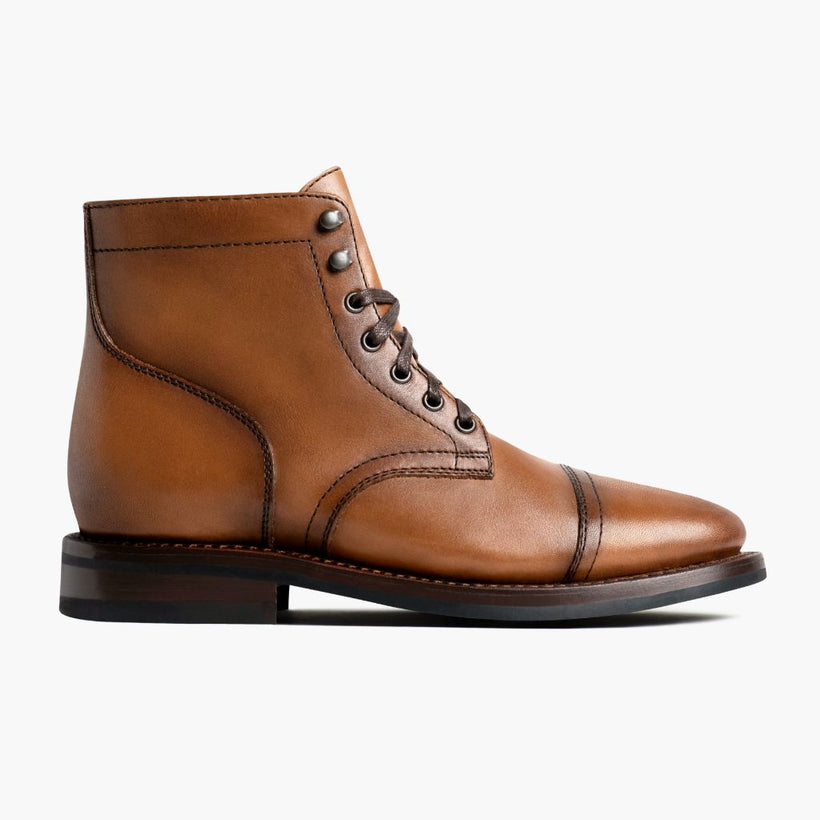 Captain Toffee Leather Boots para Hombre