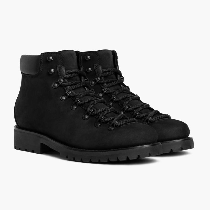 Commander Negro Mate Botas de cuero para Hombre