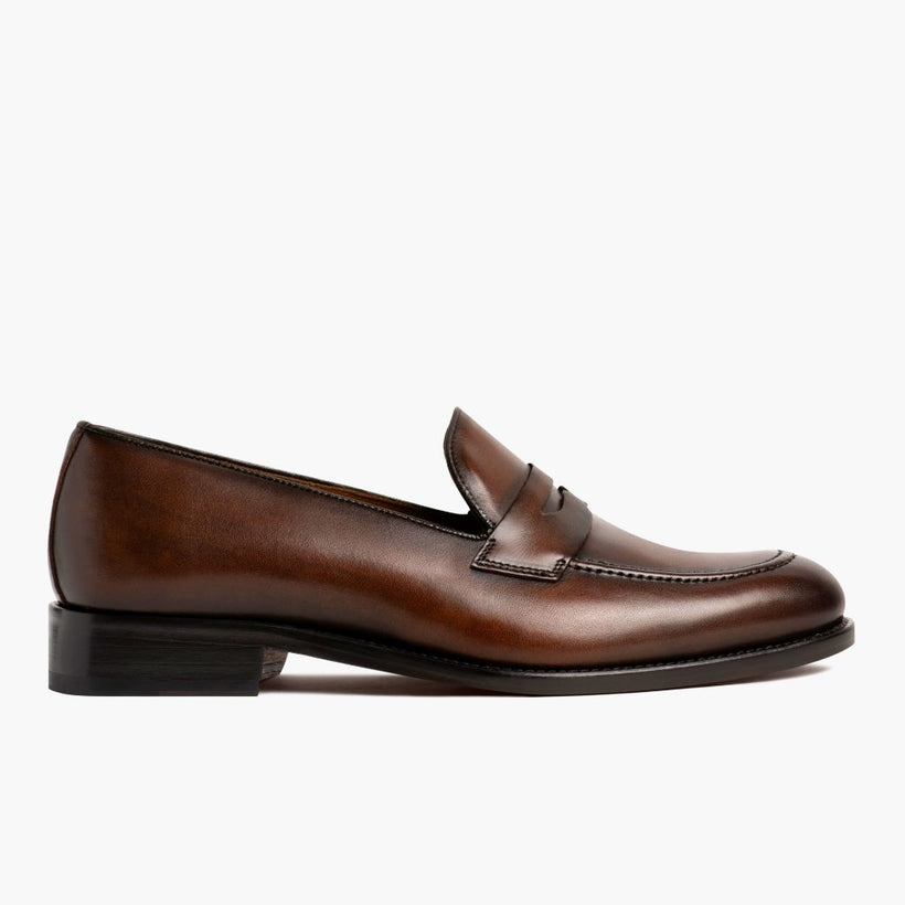 Lincoln Rich Mahogany Leather Sneakers para Hombre