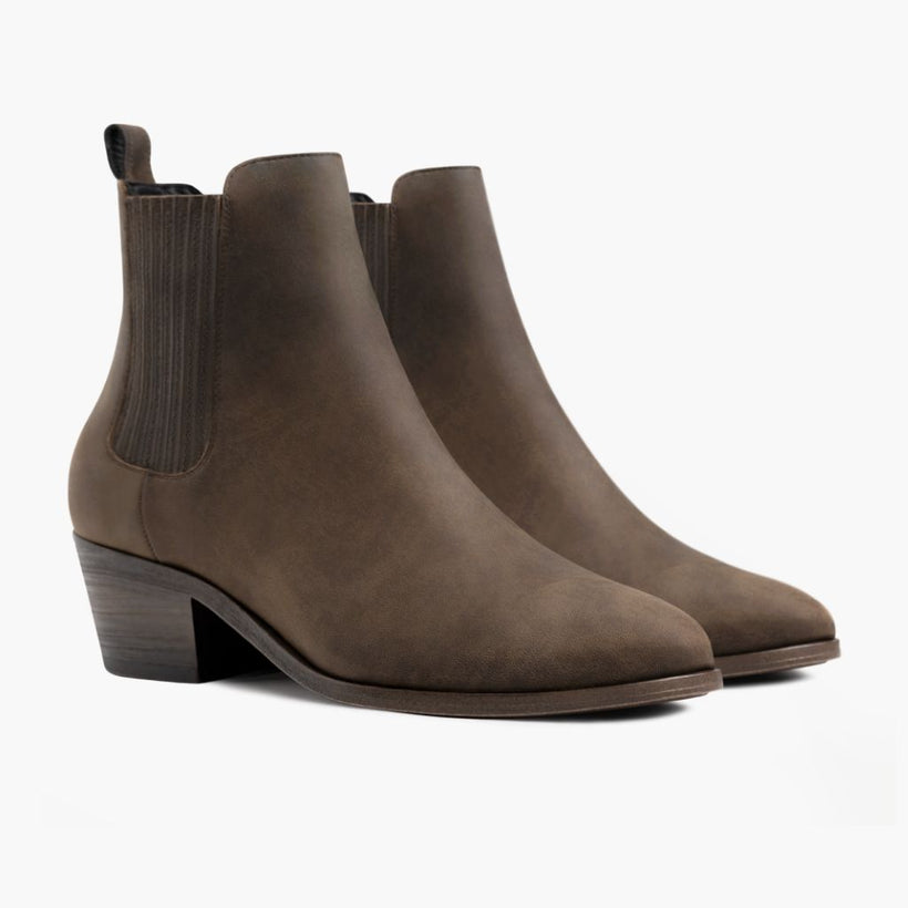Dreamer Bootie Tabaco Botas de cuero para Mujer