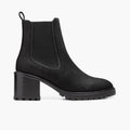 Knockout Negro Mate Botas de cuero para Mujer
