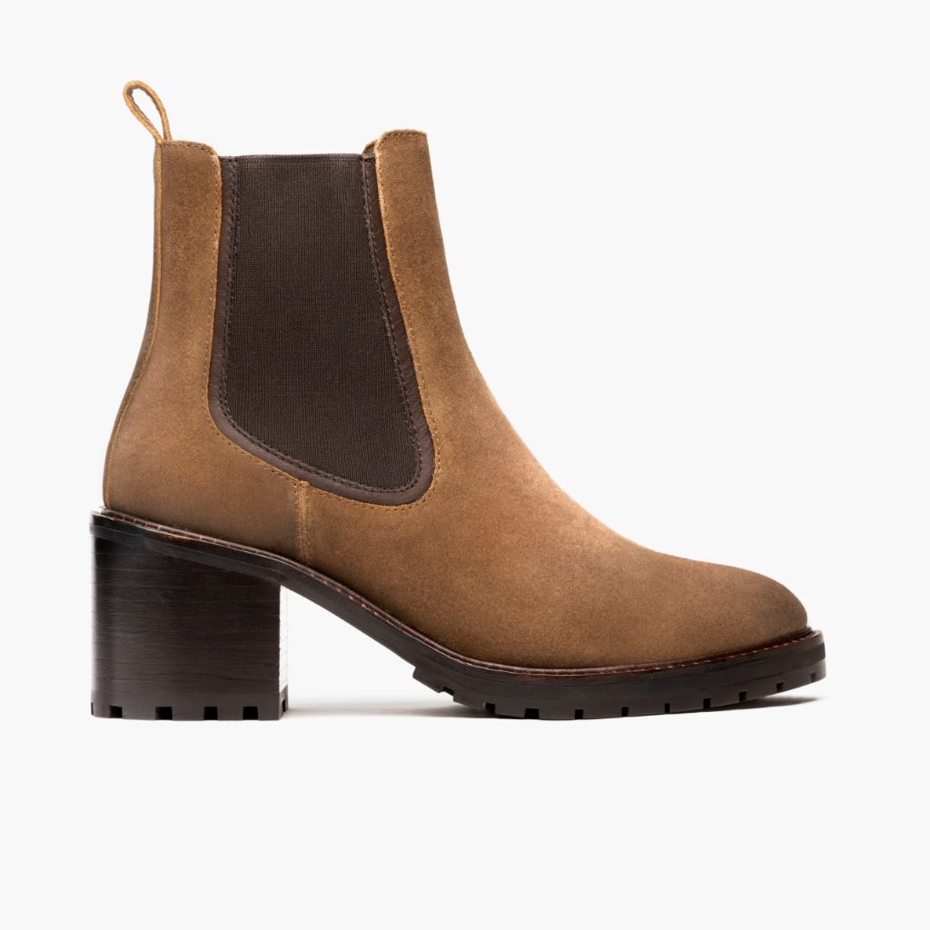 Knockout Safari Botas de cuero para Mujer in Classic Full-Grain Leather - Vista de perfil | Comprar online