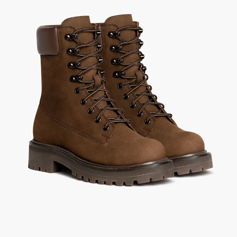 Explorer Tostado Matte Botas de cuero para Mujer