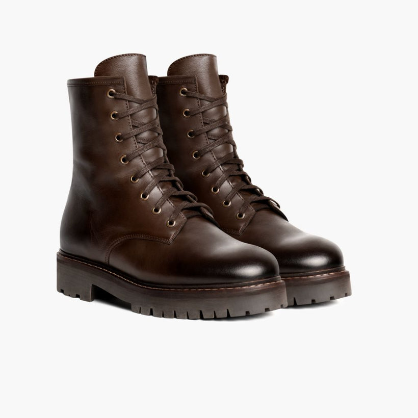 Combat Java Botas de cuero para Mujer