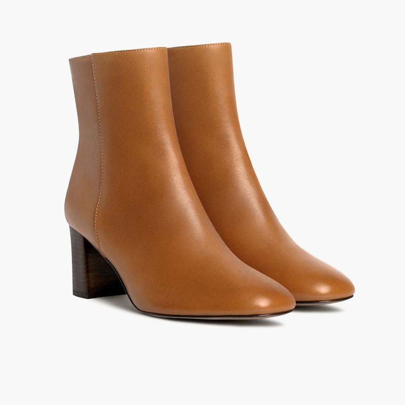 High Standard Toffee Botas de cuero para Mujer