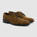Dirk Brogues Derby Marrón Suede Zapatos de cuero - StudGuard para Hombre