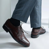 Orlaven Dirk Brogues Derby Burnished Brown Leather Shoes footwear image 9