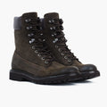 Explorer Verde Oliva Oscuro Suede Botas de cuero para Hombre