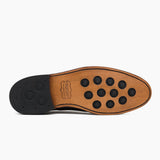 High-Traction Rubber Outsole & Lug Tread Pattern on Cavalier Black Leather Boots