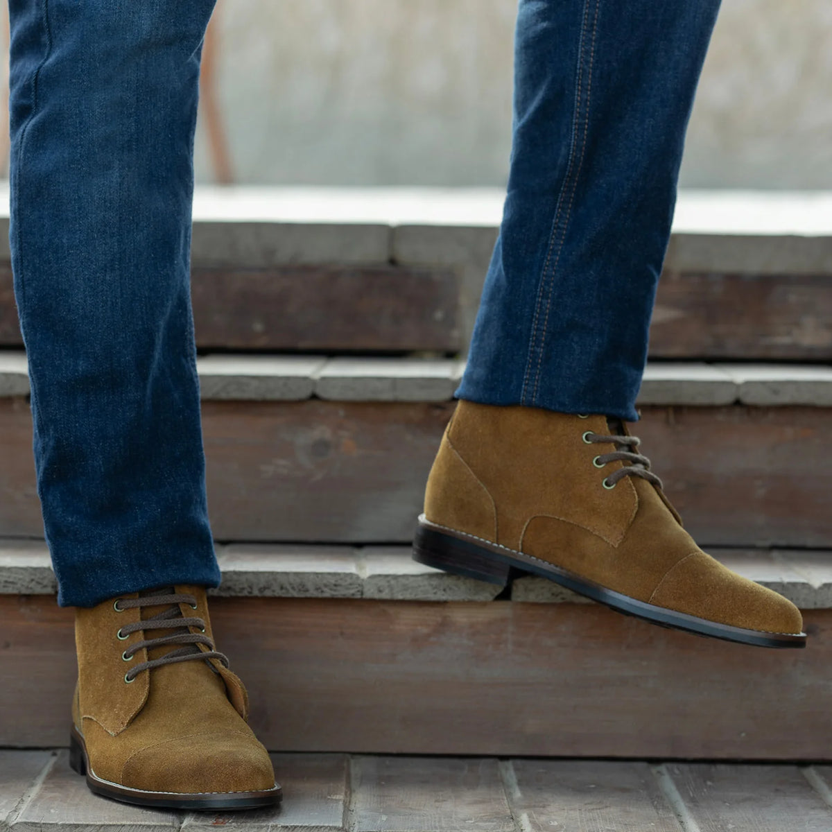 Orlaven Knight Derby Marrón Suede Botas de cuero - StudGuard para Hombre footwear image 9