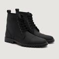 Knight Derby Negro Mate Nubuck Botas de cuero - TerraGrip para Hombre