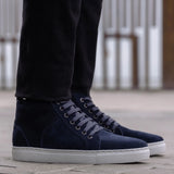 Styled On-Foot Perspective Demonstrating Ankle Fit & Silhouette on Model