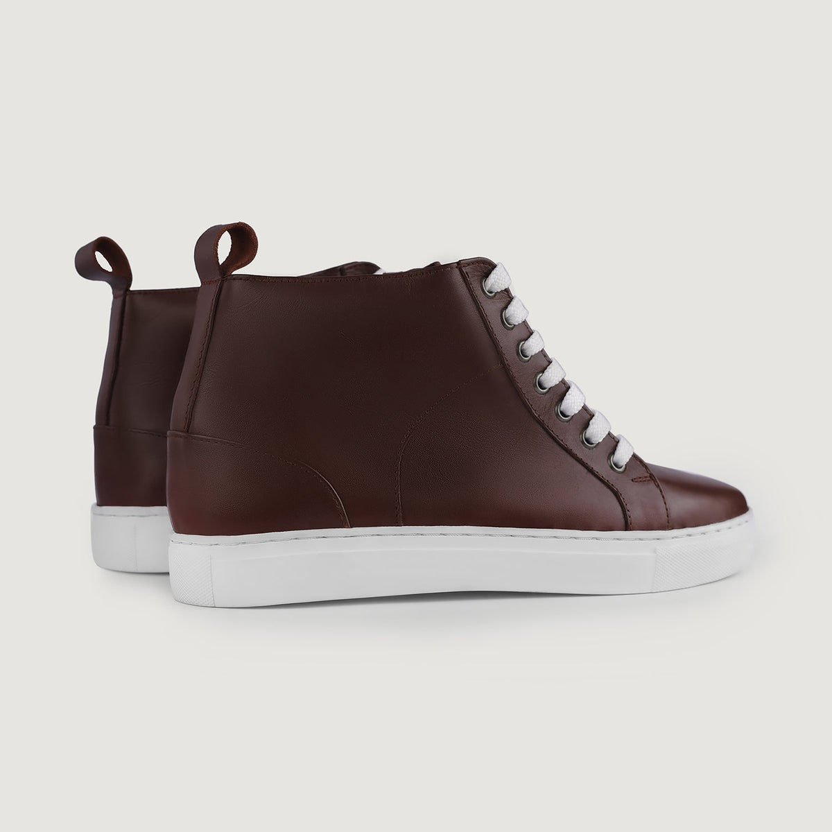 Orlaven Marty High Top Granate Zapatillas de cuero para Hombre footwear image 10
