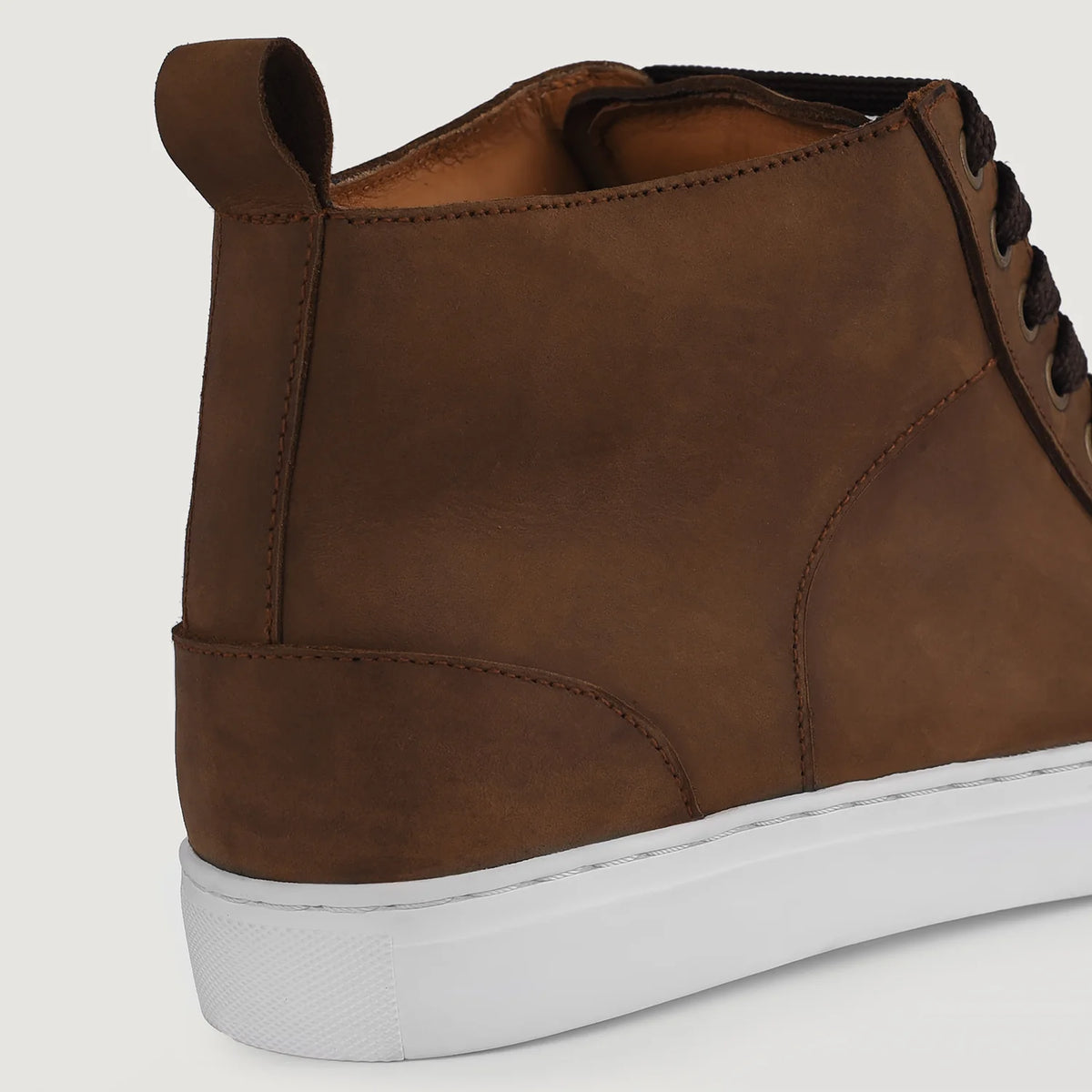 Orlaven Marty High Top Pull-up Marrón Zapatillas de cuero para Hombre footwear image 9