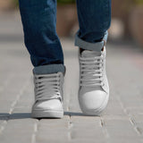 Cushioned Leather Insole & Ergonomic Arch Support Construction Detail