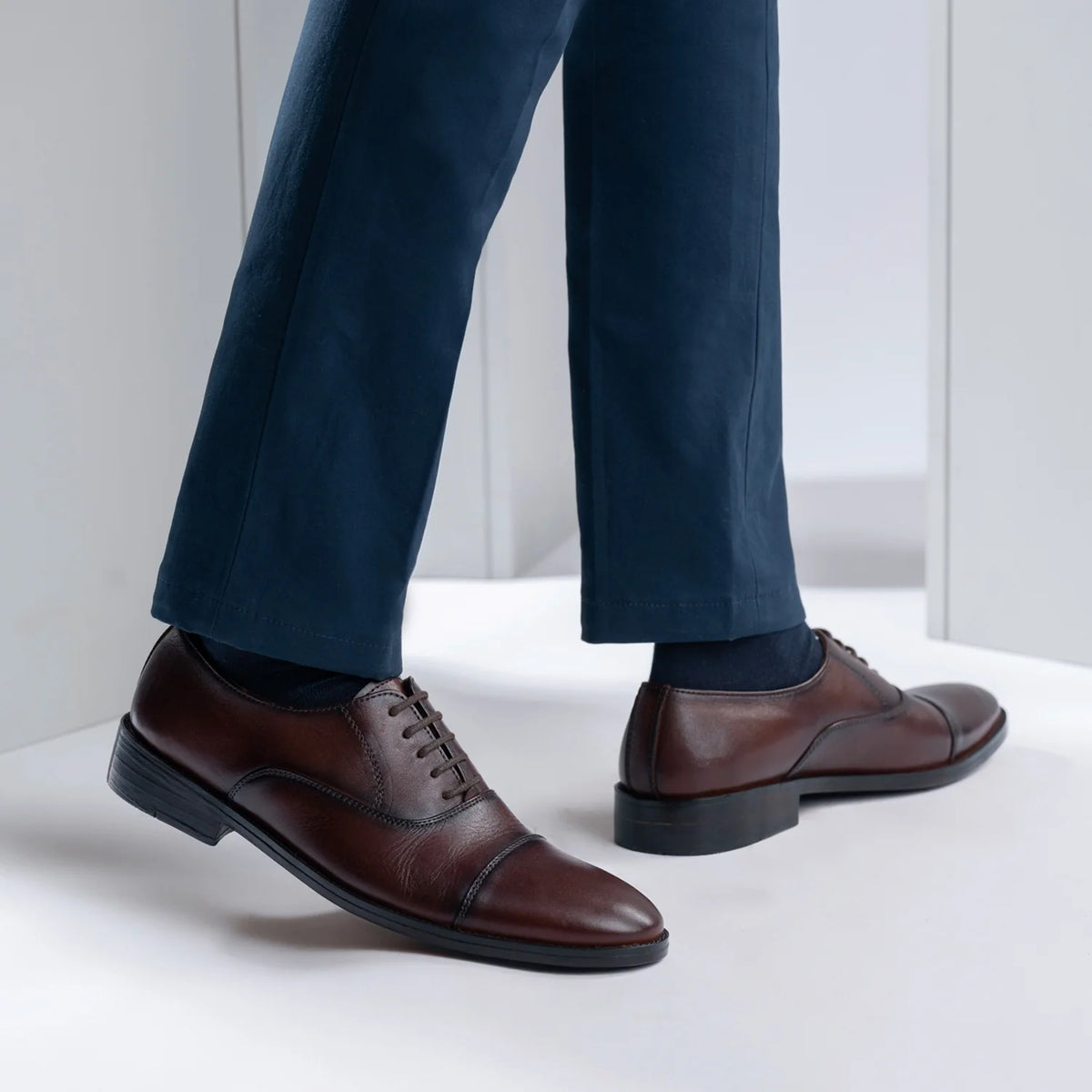 Orlaven Professor Oxford Burnished Marrón Zapatos de cuero para Hombre footwear image 10