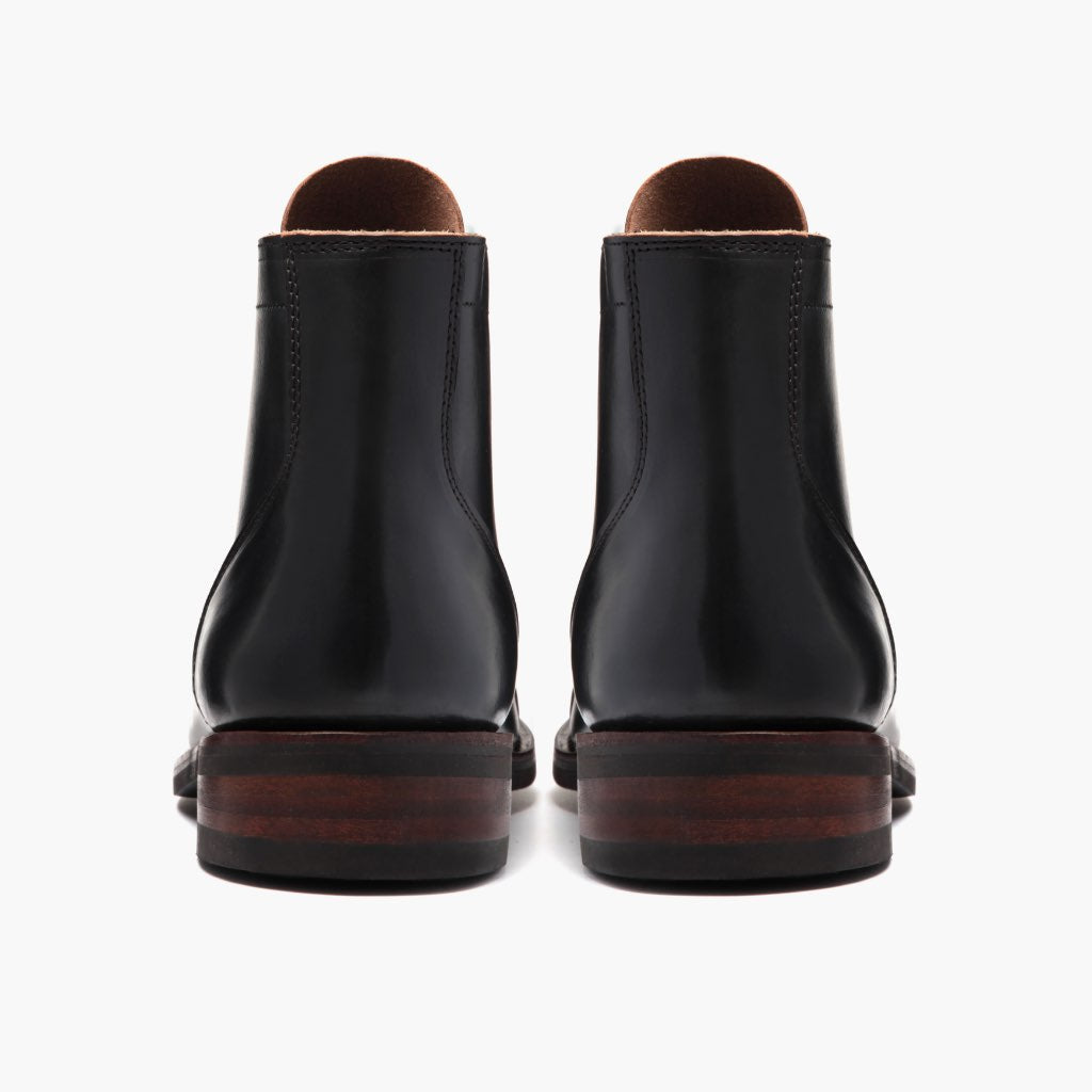 Vanguard Indigo Botas de cuero para Hombre For Men - Contrafuerte de talón reforzado y doble costura de precisión