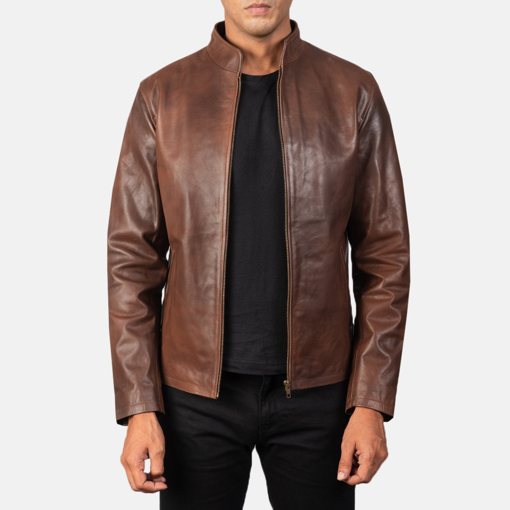 
Alex Chaqueta Biker de Cuero para Hombre – alternate product view 1