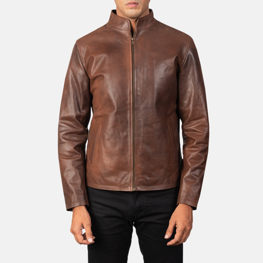 
Alex Chaqueta Biker de Cuero para Hombre – alternate product view 4