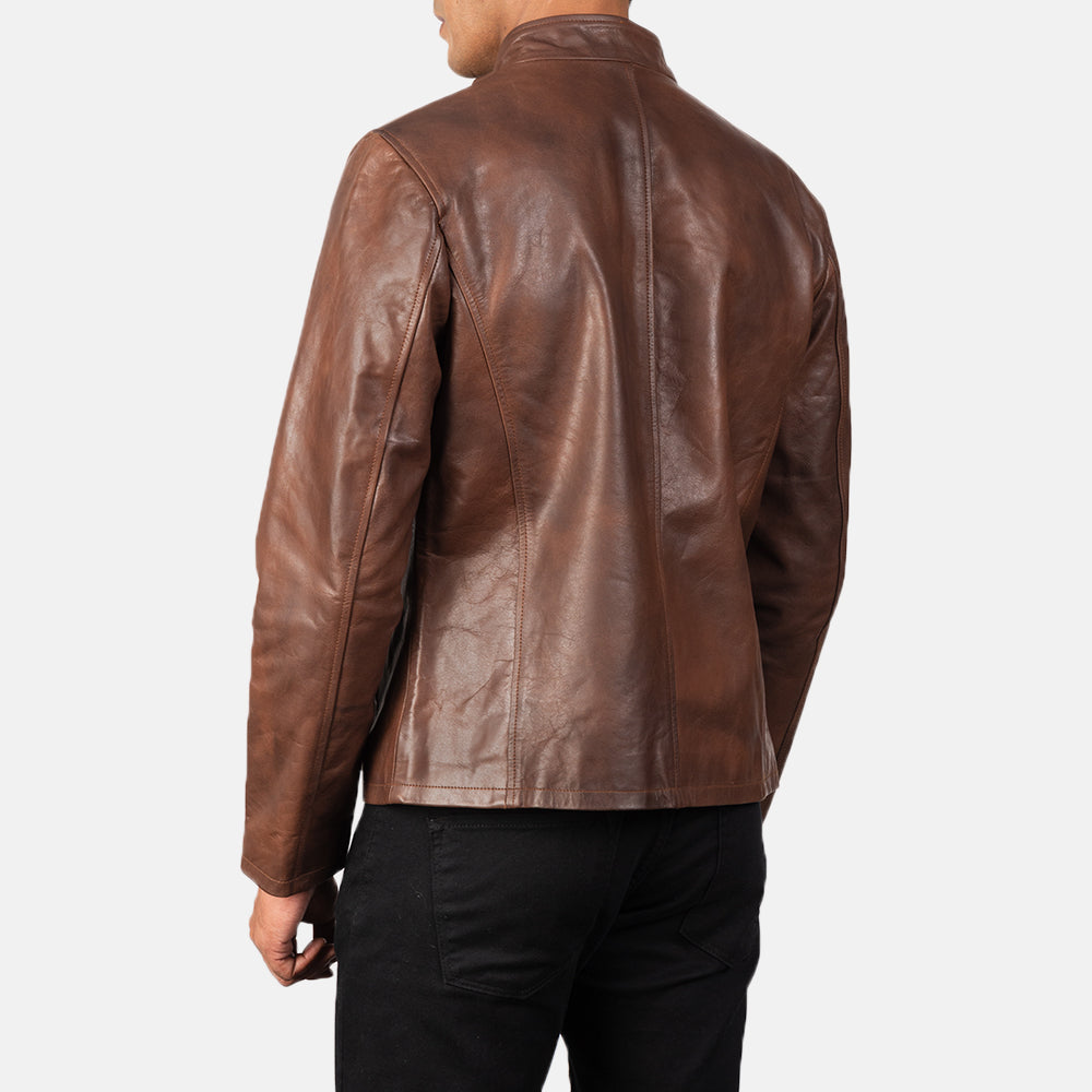 
Alex Chaqueta Biker de Cuero para Hombre – alternate product view 5