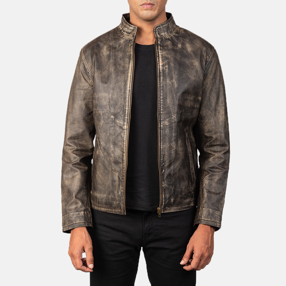 
Alex Chaqueta Biker de Cuero para Hombre – alternate product view 1