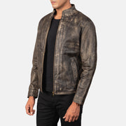 
Alex Chaqueta Biker de Cuero para Hombre – alternate product view 2