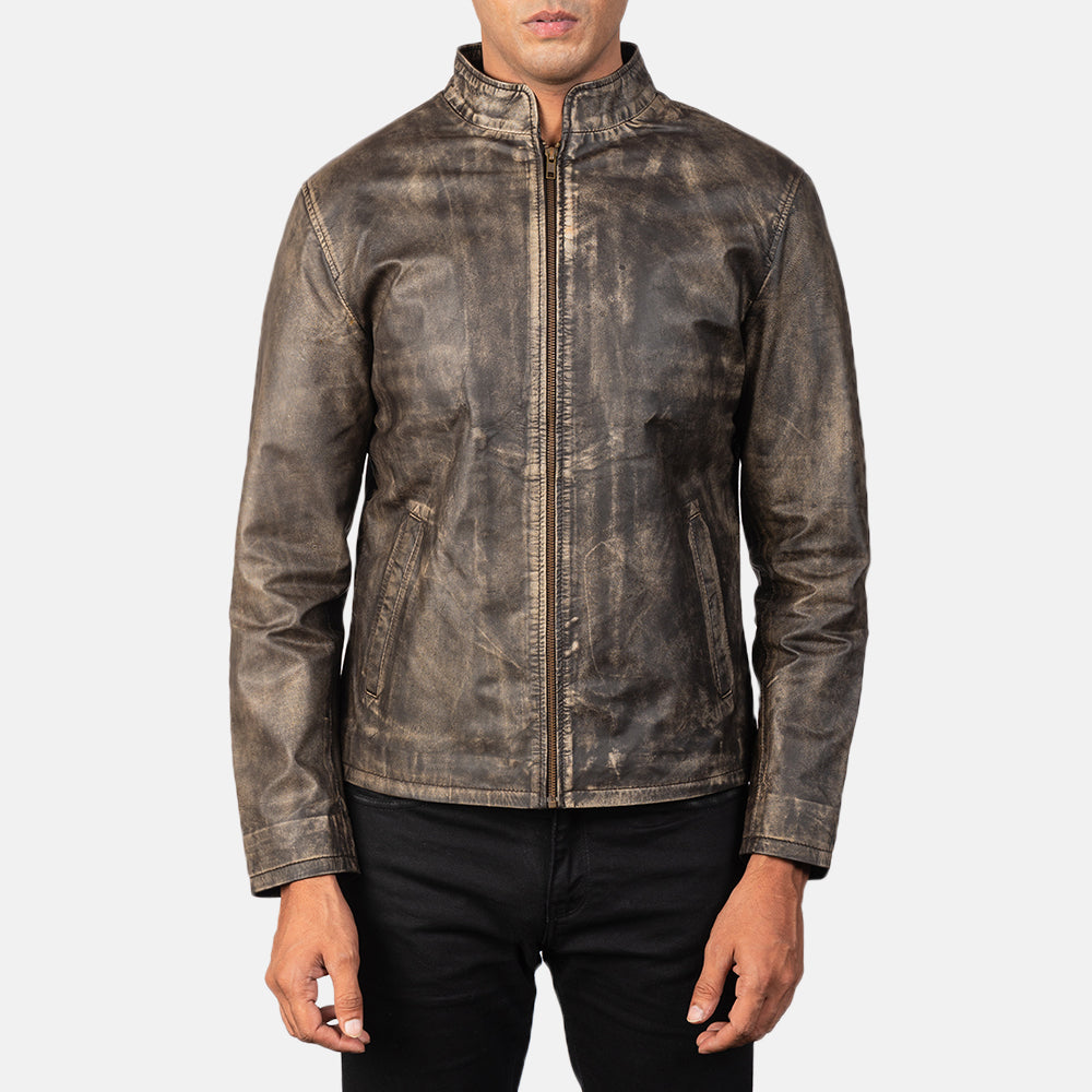 
Alex Chaqueta Biker de Cuero para Hombre – alternate product view 4