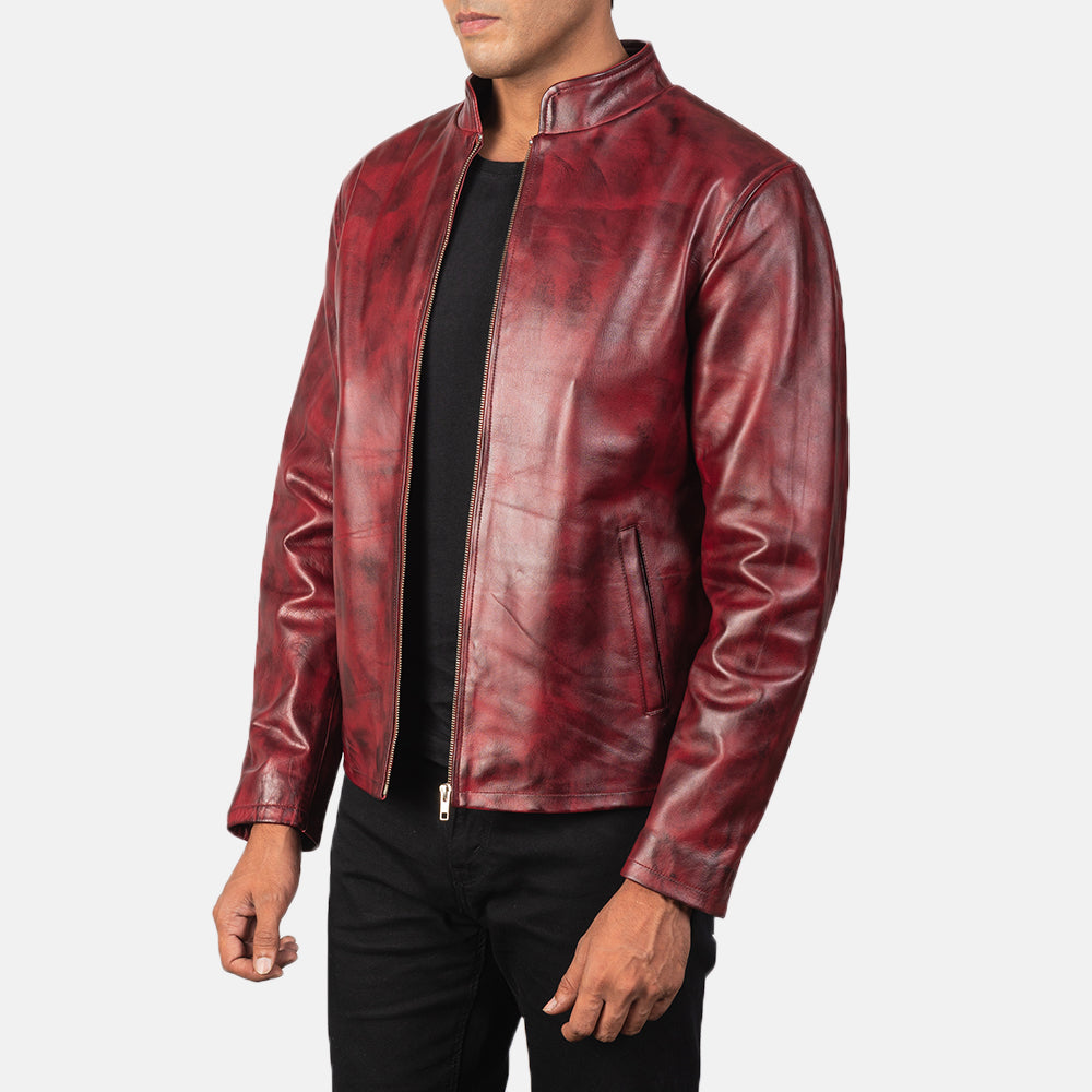 
Alex Chaqueta Biker de Cuero para Hombre – alternate product view 2