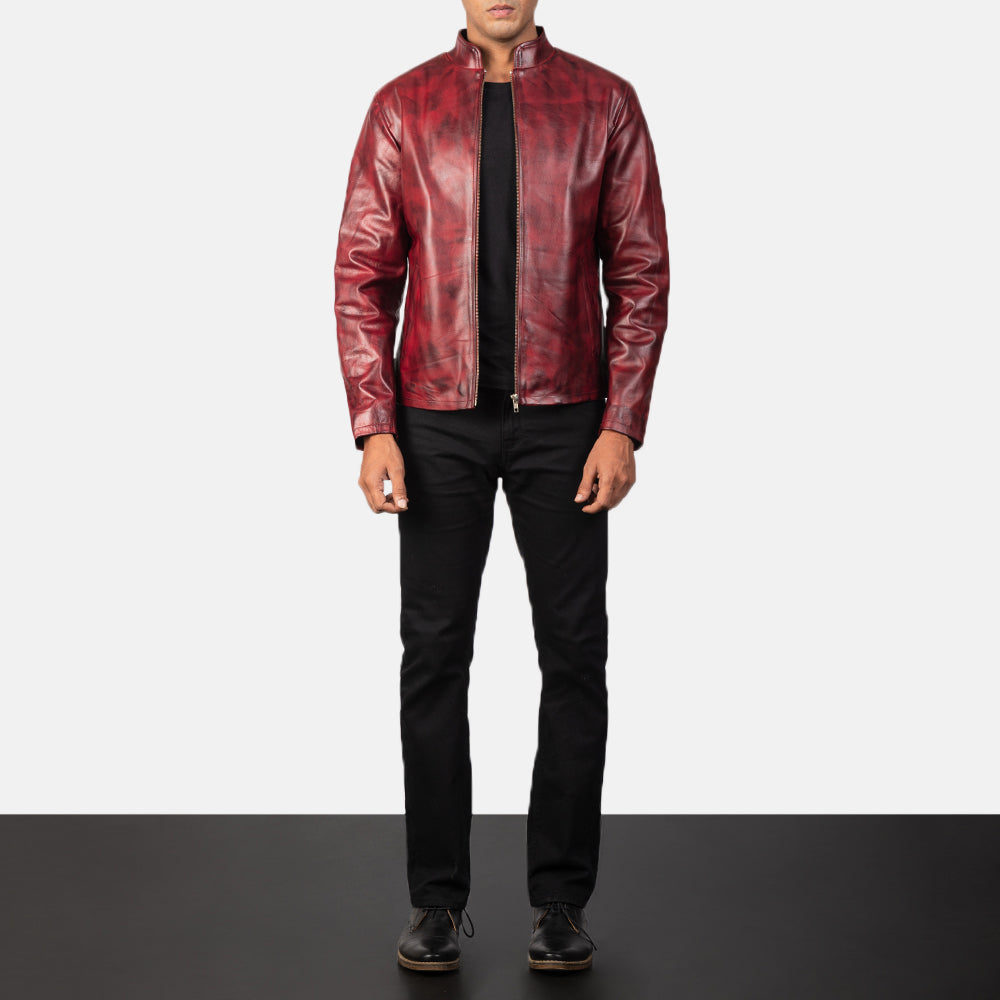
Alex Chaqueta Biker de Cuero para Hombre – alternate product view 3