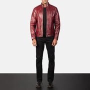 
Alex Chaqueta Biker de Cuero para Hombre – alternate product view 3