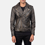 
Allaric Alley Chaqueta Biker de Cuero para Hombre – alternate product view 1