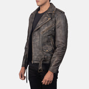 
Allaric Alley Chaqueta Biker de Cuero para Hombre – alternate product view 2