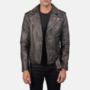
Allaric Alley Chaqueta Biker de Cuero para Hombre – alternate product view 3