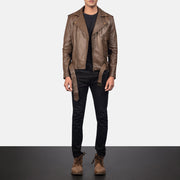 
Allaric Alley Chaqueta Biker de Cuero para Hombre – alternate product view 4